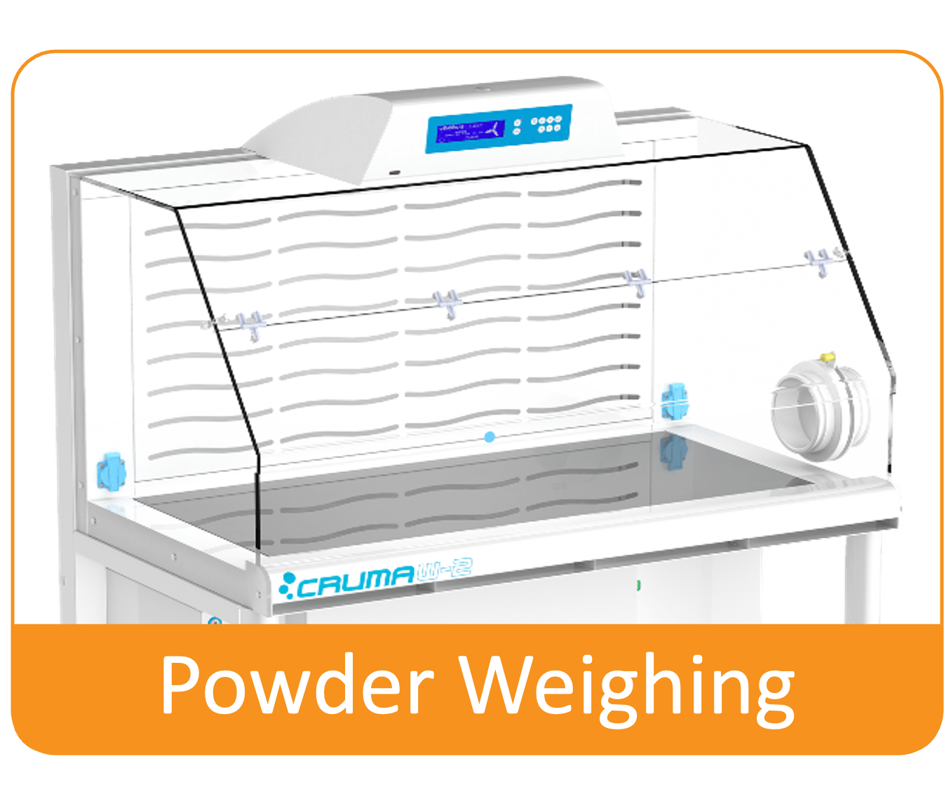 Powder weighing Logo
