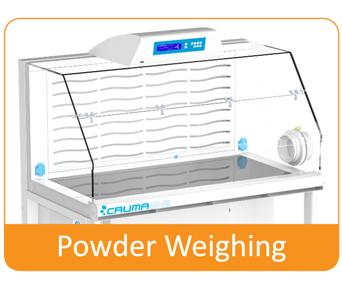 Powder weighing Logo