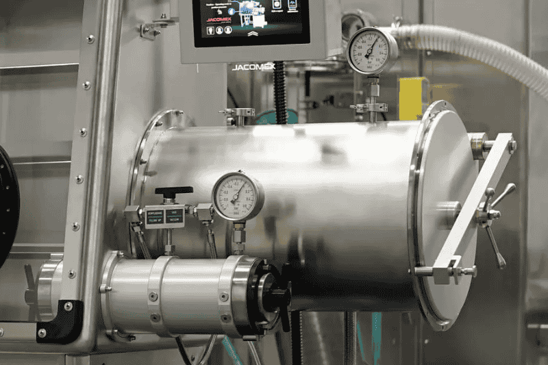 cylindrical-vacuum-chamber-for-glove-box